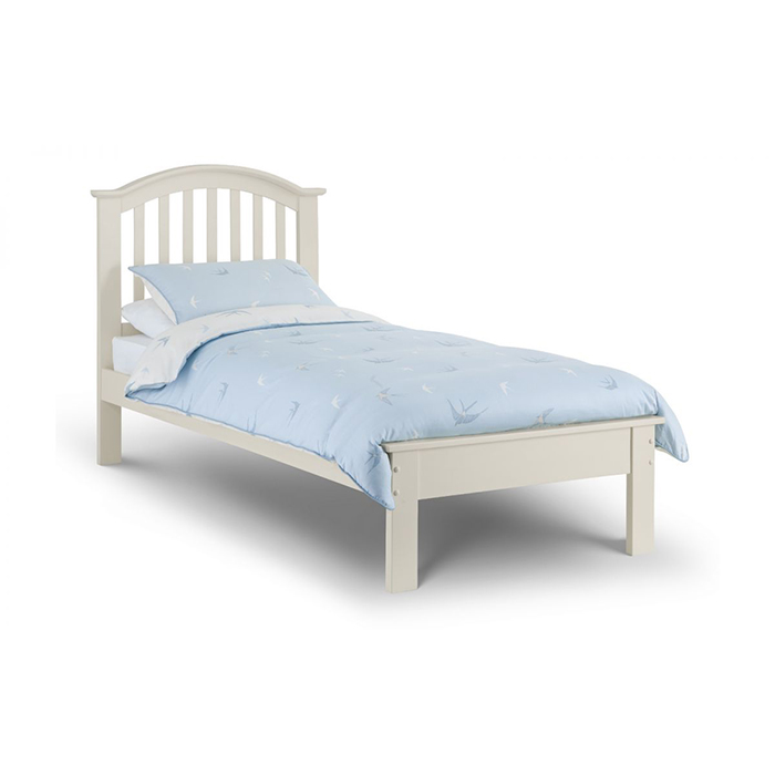 Olivia Single Bed In Stone White